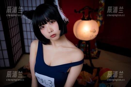 Tomiko(とみこ)竞泳水着cos，图片里的水着比我吃的西瓜还清凉！