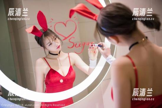 Xiuren秀人网 - 原图大解禁，是小逗逗化身兔女郎，让人想飞跃屏幕！